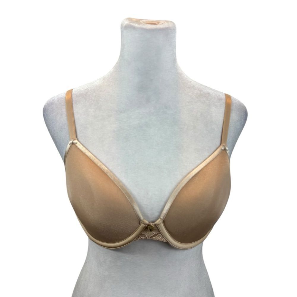 Ladies Natori Brand Lace Bra in Beige Size 32D